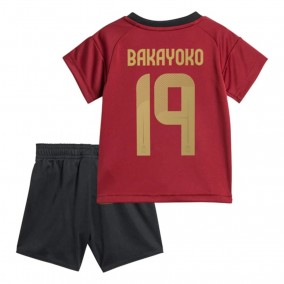 Prima Maglia Bakayoko 19 Belgio Euro 2024 Bambino